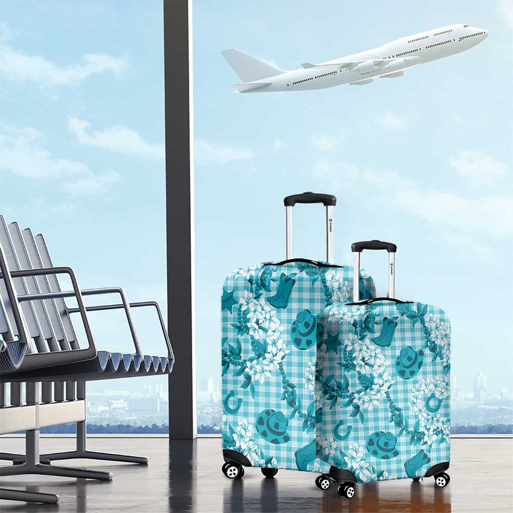 Mokihana Maile Ilima Leis Paniolo Palaka Luggage Cover Hawaiian Polu Opa Spirit - Polynesian Pride