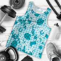 Mokihana Maile Ilima Leis Paniolo Palaka Men Tank Top Hawaiian Polu Opa Spirit - Polynesian Pride