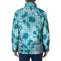 Mokihana Maile Ilima Leis Paniolo Palaka Padded Jacket Hawaiian Polu Opa Spirit LT9 - Polynesian Pride