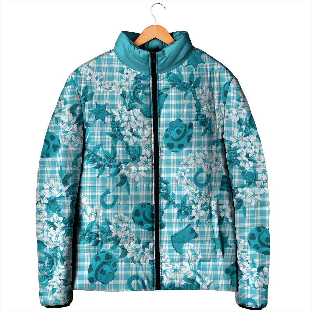 Mokihana Maile Ilima Leis Paniolo Palaka Padded Jacket Hawaiian Polu Opa Spirit LT9 - Polynesian Pride