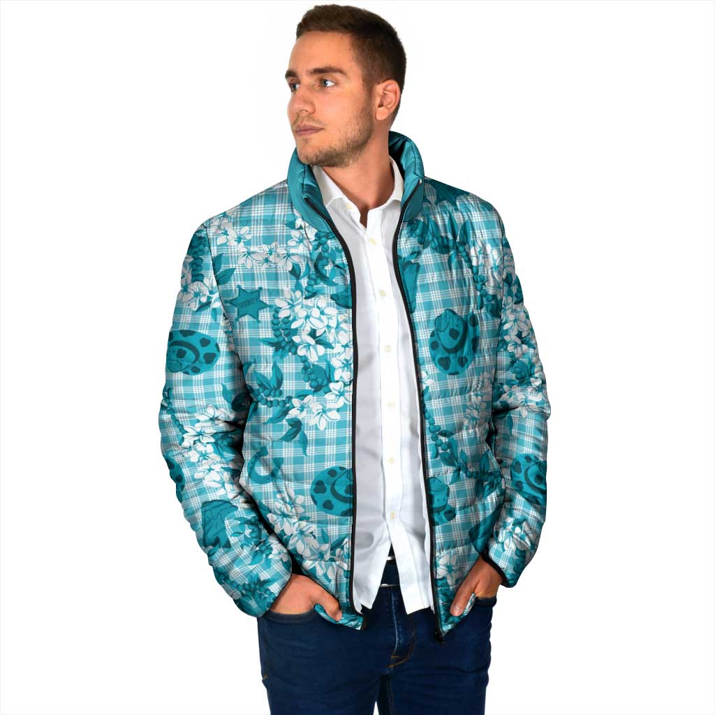 Mokihana Maile Ilima Leis Paniolo Palaka Padded Jacket Hawaiian Polu Opa Spirit LT9 - Polynesian Pride