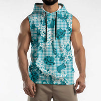 Mokihana Maile Ilima Leis Paniolo Palaka Sleeveless Hoodie Hawaiian Polu Opa Spirit LT9 - Polynesian Pride