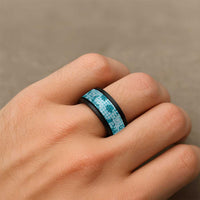 Mokihana Maile Ilima Leis Paniolo Palaka Spinner Ring Hawaiian Polu Opa Spirit - Polynesian Pride