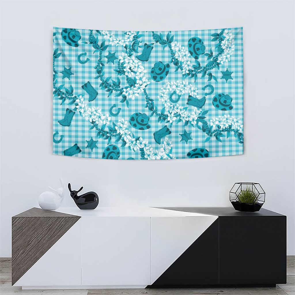 Mokihana Maile Ilima Leis Paniolo Palaka Tapestry Hawaiian Polu Opa Spirit - Polynesian Pride