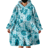 Mokihana Maile Ilima Leis Paniolo Palaka Wearable Blanket Hoodie Hawaiian Polu Opa Spirit LT9 - Polynesian Pride
