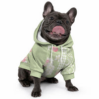 Leaf Green Hawaii Anthurium Plumeria Lei Pet Hoodie LT9 - Polynesian Pride