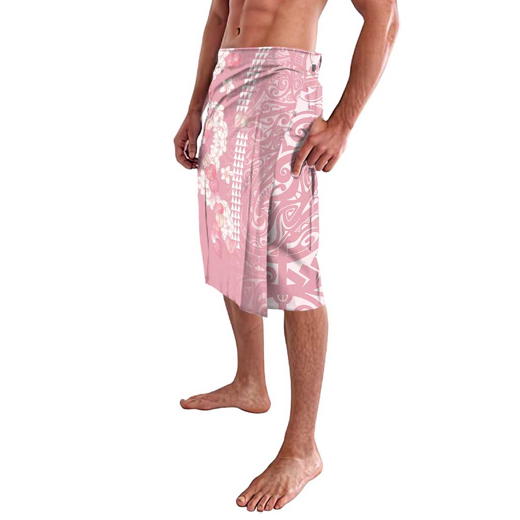 Soft Pink Hawaii Anthurium Plumeria Lei Lavalava