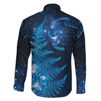 New Zealand Matariki Family Matching Short Sleeve Bodycon Dress and Hawaiian Shirt Blue Milky Way Stars Night Sky LT9 - Polynesian Pride