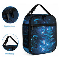 New Zealand Matariki Lunch Bag Blue Milky Way Stars Night Sky LT9 - Polynesian Pride