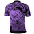 Polynesian Pride Happy Father Day Polo Shirt I Love You Dad Polynesian Tribal Purple LT9 - Polynesian Pride