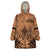 Personalised Polynesian Father's Day Gift For Dad Wearable Blanket Hoodie Super Father In The World - Nude Polynesian Pattern LT9 One Size Nude - Polynesian Pride