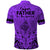 Polynesian Fathers Day Gift For Dad Polo Shirt Super Father In The World Purple Polynesian Pattern LT9 - Polynesian Pride