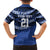 Fiji Rugby Pacific Custom Family Matching Off Shoulder Maxi Dress and Hawaiian Shirt Pasifika Tapa Pattern