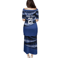 Fiji Rugby Pacific Custom Family Matching Puletasi and Hawaiian Shirt Pasifika Tapa Pattern