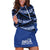 Fiji Rugby Pacific Custom Hoodie Dress Pasifika Tapa Pattern