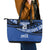 Fiji Rugby Pacific Custom Leather Tote Bag Pasifika Tapa Pattern