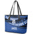 Fiji Rugby Pacific Custom Leather Tote Bag Pasifika Tapa Pattern