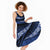 Fiji Rugby Pacific Custom Midi Dress Pasifika Tapa Pattern - Polynesian Pride