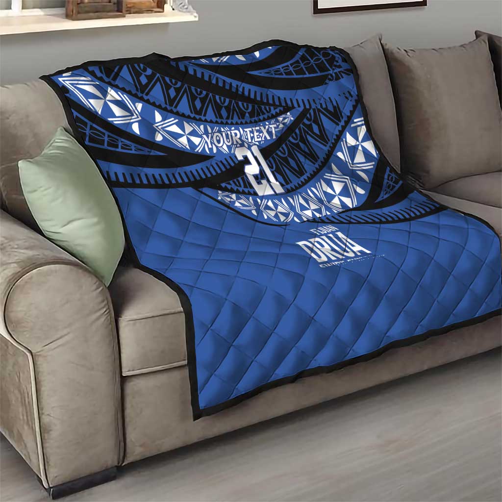 Fiji Rugby Pacific Custom Quilt Pasifika Tapa Pattern