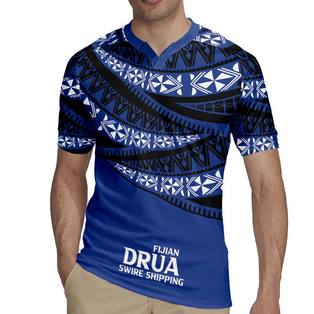 Fiji Rugby Pacific Custom Rugby Jersey Pasifika Tapa Pattern