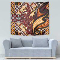Vintage Samoa Siapo Tapestry With Teuila Torch Ginger