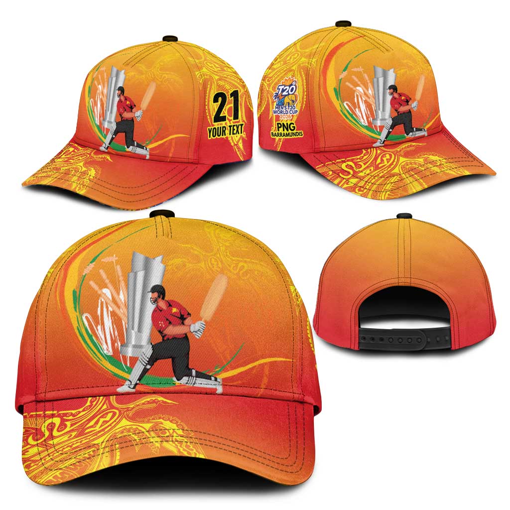 Custom Cricket PNG East Asia-Pacific Classic Cap Papua New Guinea Rise to Power - Polynesian Pride