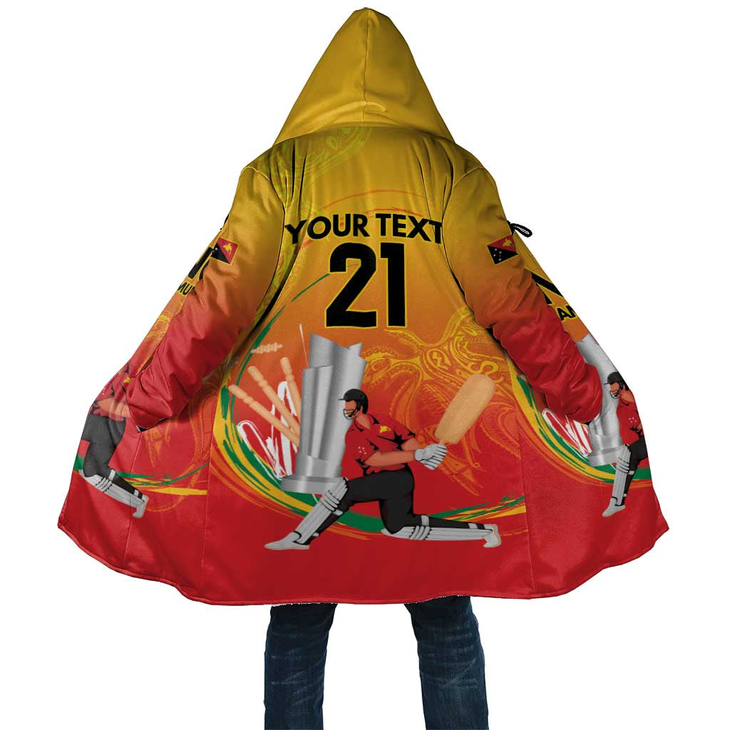 Custom Cricket PNG East Asia-Pacific Cloak Papua New Guinea Rise to Power - Polynesian Pride