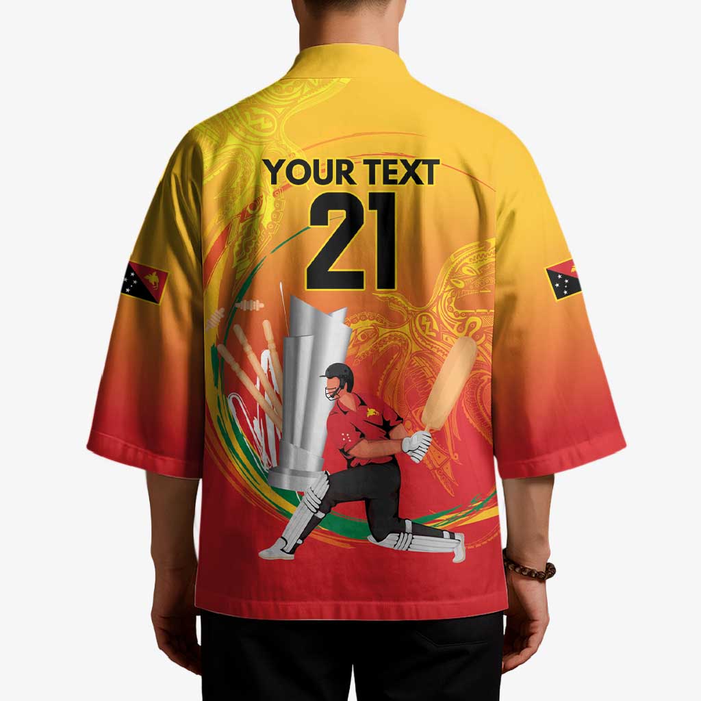 Custom Cricket PNG East Asia-Pacific Kimono Papua New Guinea Rise to Power - Polynesian Pride