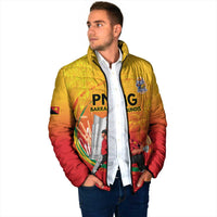 Custom Cricket PNG East Asia-Pacific Padded Jacket Papua New Guinea Rise to Power - Polynesian Pride