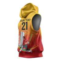 Custom Cricket PNG East Asia-Pacific Sleeveless Hoodie Papua New Guinea Rise to Power LT9 - Polynesian Pride