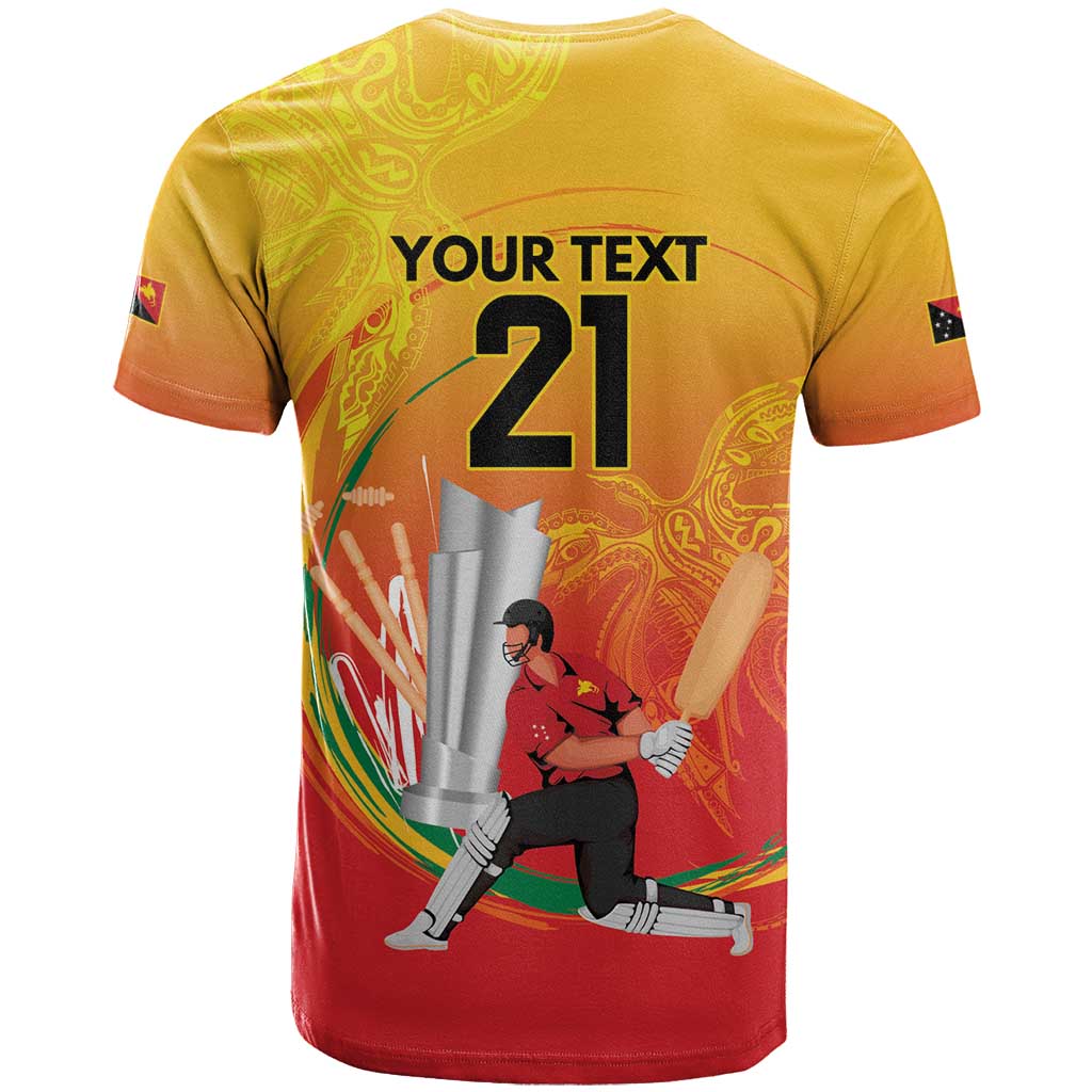 Custom Cricket PNG East Asia-Pacific T Shirt Papua New Guinea Rise to Power - Polynesian Pride