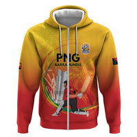 Custom Cricket PNG East Asia-Pacific Zip Hoodie Papua New Guinea Rise to Power LT9 Zip Hoodie Gold - Polynesian Pride