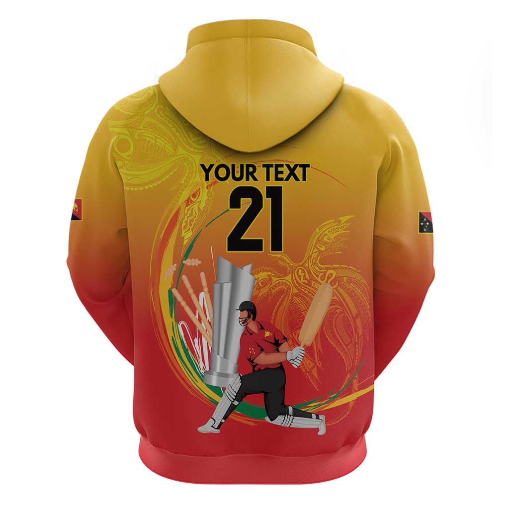 Custom Cricket PNG East Asia-Pacific Zip Hoodie Papua New Guinea Rise to Power LT9 - Polynesian Pride