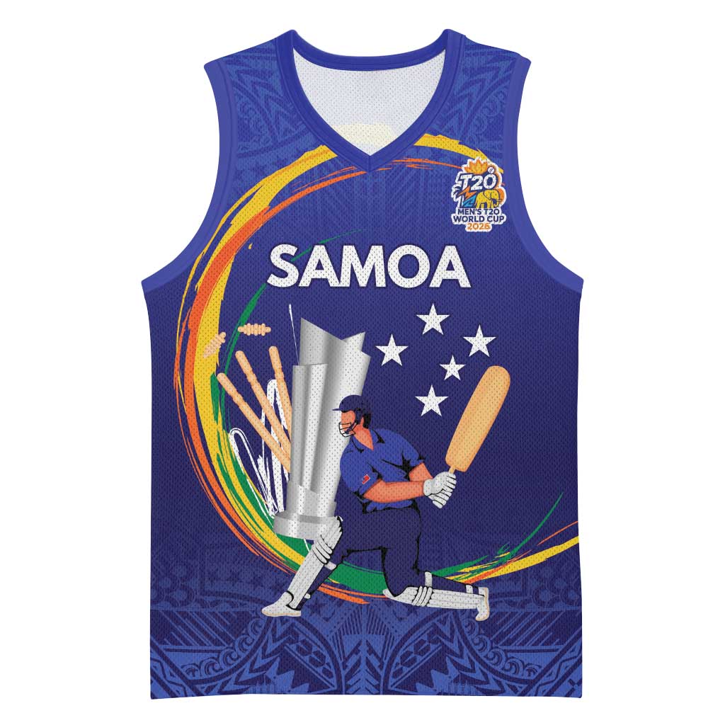 Custom Cricket Samoa East Asia-Pacific Basketball Jersey Samoa Storming the Limits - Polynesian Pride