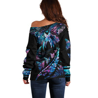 polynesia-ribbon-butterflies-off-shoulder-sweater-silver-fern-breast-cancer-with-papua-shell-pattern