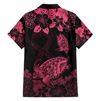 personalised-polynesian-turtle-ribbon-kid-hawaiian-shirt-think-pink-breast-cancer-with-pacific-hibiscus