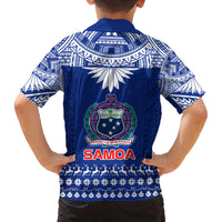 Toa Samoa Christmas Family Matching Puletasi Dress and Hawaiian Shirt Samoa Siva Tau Manuia Le Kerisimasi Blue Vibe LT9 - Polynesian Pride