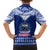 Toa Samoa Christmas Family Matching Puletasi Dress and Hawaiian Shirt Samoa Siva Tau Manuia Le Kerisimasi Blue Vibe LT9 - Polynesian Pride
