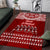 Toa Samoa Christmas Area Rug Samoa Siva Tau Manuia Le Kerisimasi Red Vibe LT9 Red - Polynesian Pride