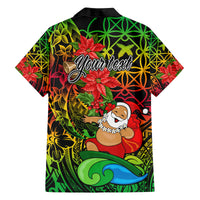 Personalised Vanuatu Joyeux Noel Family Matching Summer Maxi Dress and Hawaiian Shirt Christmas Santas God Yumi LT9 - Polynesian Pride