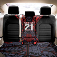 Custom New Zealand Back Car Seat Cover Maori Kiwiana Pattern Tukutuku Motif