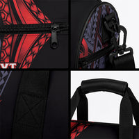 Custom New Zealand Duffle Bag Maori Kiwiana Pattern Tukutuku Motif LT9 - Polynesian Pride