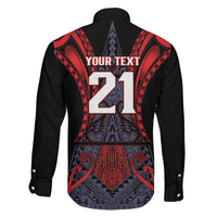 Custom New Zealand Family Matching Long Sleeve Bodycon Dress and Hawaiian Shirt Maori Kiwiana Pattern Tukutuku Motif LT9 - Polynesian Pride