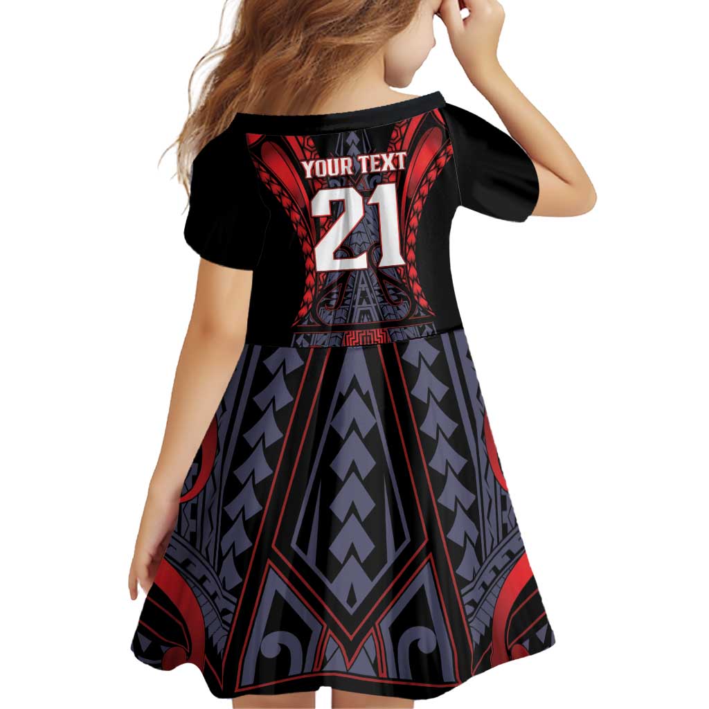Custom New Zealand Family Matching Mermaid Dress and Hawaiian Shirt Maori Kiwiana Pattern Tukutuku Motif LT9 - Polynesian Pride