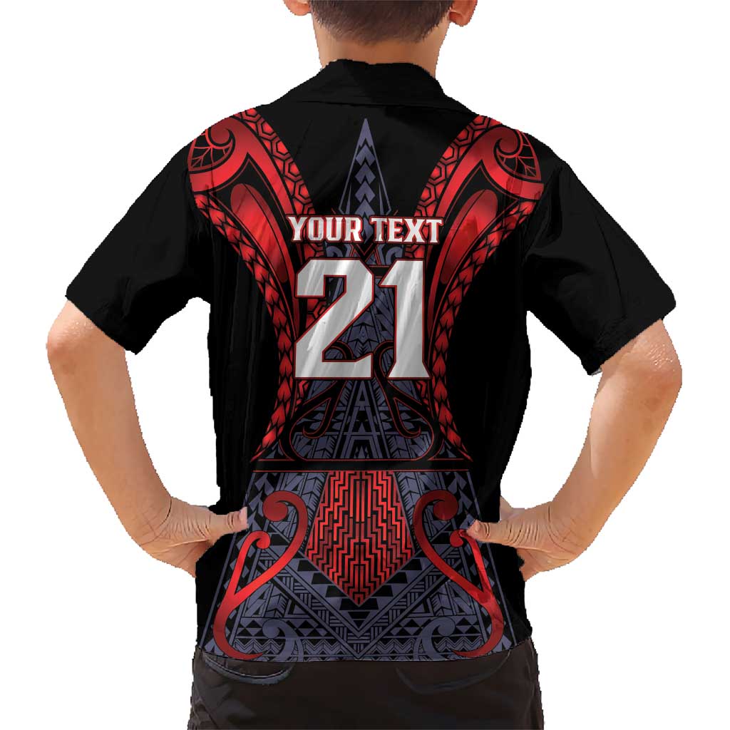 Custom New Zealand Family Matching Puletasi and Hawaiian Shirt Maori Kiwiana Pattern Tukutuku Motif LT9 - Polynesian Pride