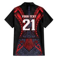 Custom New Zealand Family Matching Puletasi and Hawaiian Shirt Maori Kiwiana Pattern Tukutuku Motif LT9 - Polynesian Pride