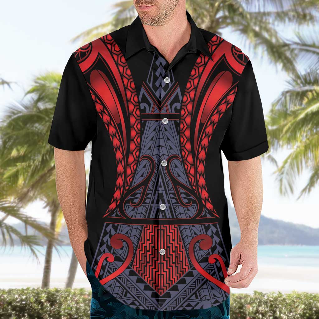 Custom New Zealand Hawaiian Shirt Maori Kiwiana Pattern Tukutuku Motif