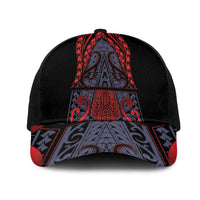 New Zealand Mesh Trucker Cap Maori Kiwiana Pattern Tukutuku Motif