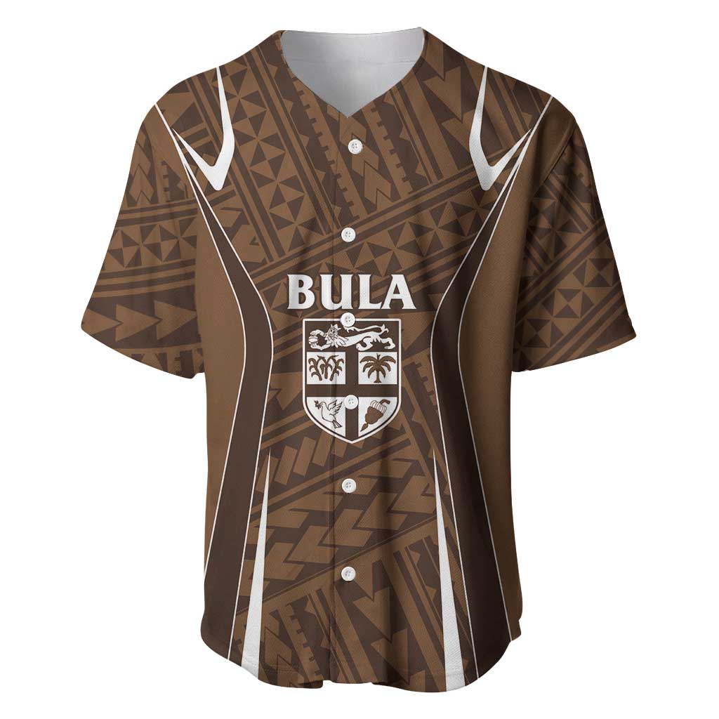 Custom Oceania Football Bula Fiji Baseball Jersey Polynesian Tribal Pattern