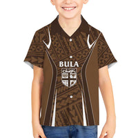 Custom Oceania Football Bula Fiji Hawaiian Shirt Polynesian Tribal Pattern